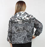 Легкий блузон "Іриси" з жоржету на шовковій підкладці Aj - Sel, фото 2