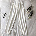 Жіночі спортивні штани 009 (42-44, 44-46, 48-50) (кольори: білий, чорний, сірий, електрик, лаванда, малина) СП, фото 2