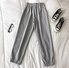 Жіночі спортивні штани 009 (42-44, 44-46, 48-50) (кольори: білий, чорний, сірий, електрик, лаванда, малина) СП, фото 4