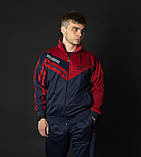 Чоловічий спортивний костюм монтана червоний Вінтаж 90-х Montana sport Туреччина Спортивні костюми великі розміри, фото 2