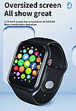 Смартгодинник Z20 рожевий Smart Watch 6 Годинник-смарт Фітнес браслет, фото 5