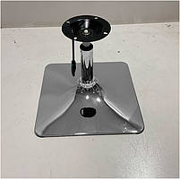 Стілець Olimp SV 4CH-Base бузковий 1022 велюр зі стразами Swarovski, на хромованій квадратній опорі, фото 2