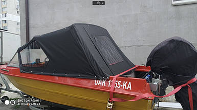 Тент-навхрест човен