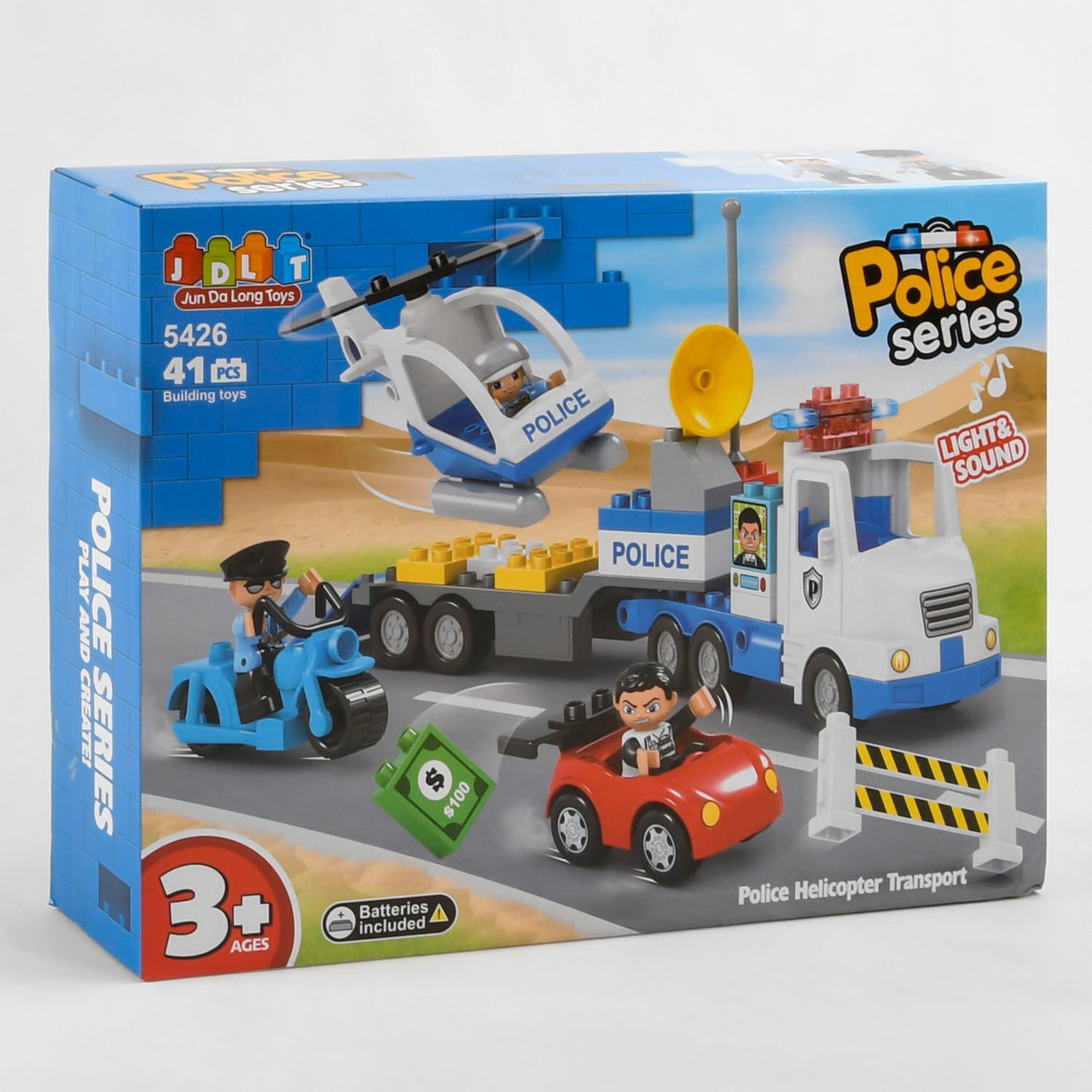 Конструктор поліція гонитва за злочинцем 41 деталь JDLT 5426