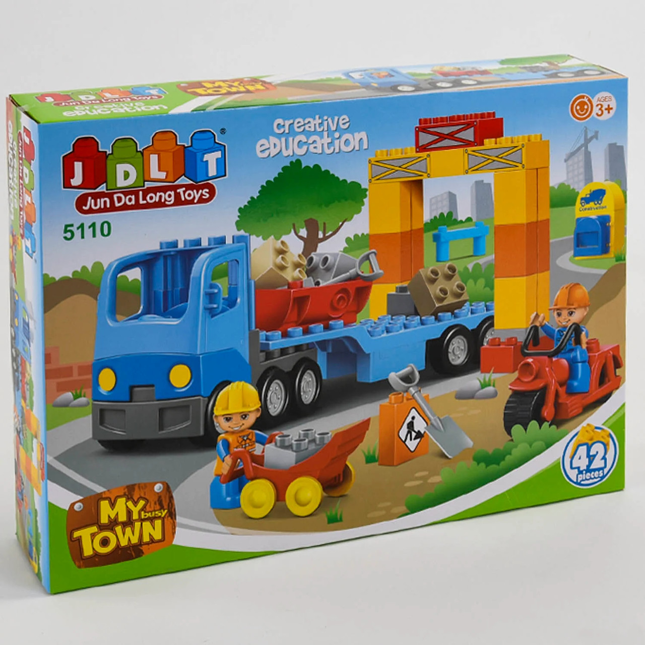 Конструктор будівельний майданчик 42 деталі JDLT 5110