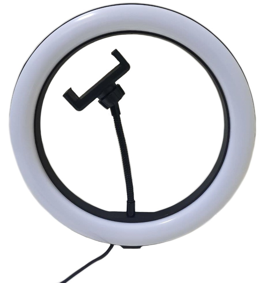 Лампа кільцева світлодіодна USB Ring Light 7305, 26 см УЦІНКА, фото 1