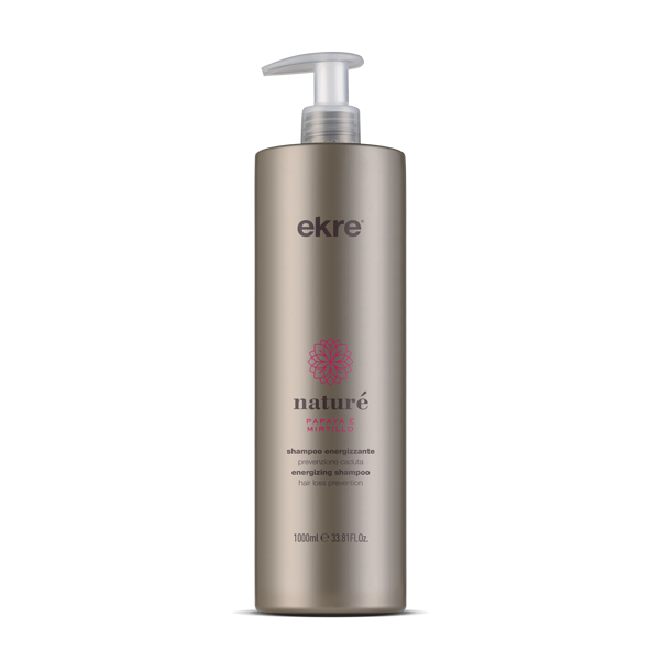 Шампунь проти випадіння волосся з екстрактом папайї та чорниці EKRE Nature Shampoo 1000 мл