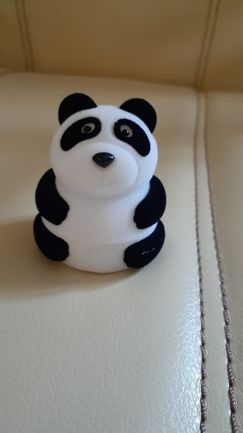 Футляр для ювелірних виробів Панда, фото 1