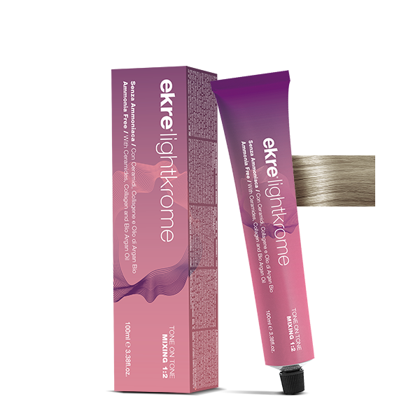 Крем-фарба безаміачна для волосся EKRE Lightkrome №9 Very Light Blonde 100 мл