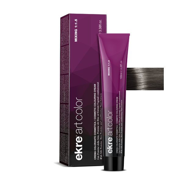 Крем-фарба для волосся EKRE Art Color Cream №6/1 Dark Ash Blonde 100 мл, фото 1