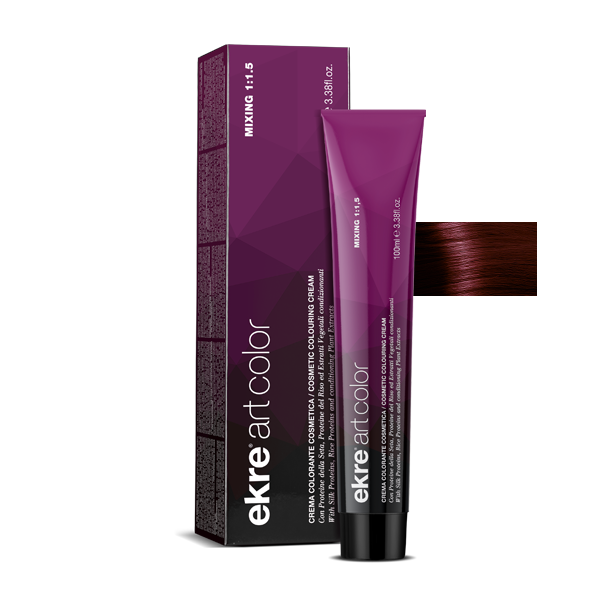 Крем-фарба для волосся EKRE Art Color Cream №66/66 Shining Dark Red Blonde 100 мл