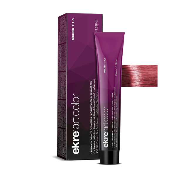 Крем-фарба для волосся EKRE Art Color Cream Metal Brillant Red 100 мл