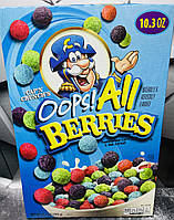 Сухий сніданок Cap'n Crunch's All Berries кольорові хрусткі кульки