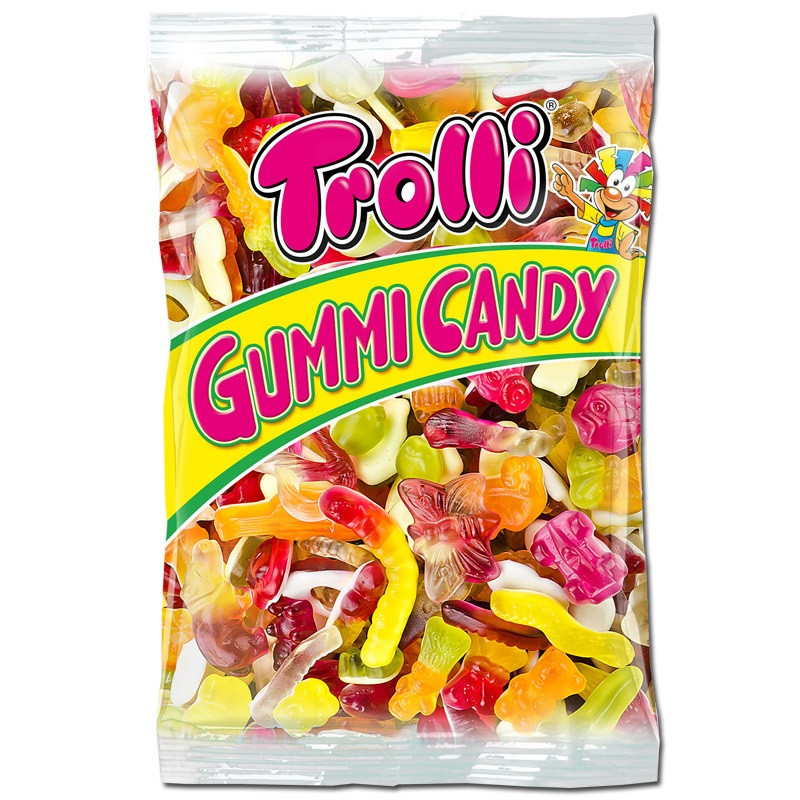 Желейні цукерки Trolli Gummi Candy Тролі Гуммі Кенді Асорті Мікс 1000 г Німеччина