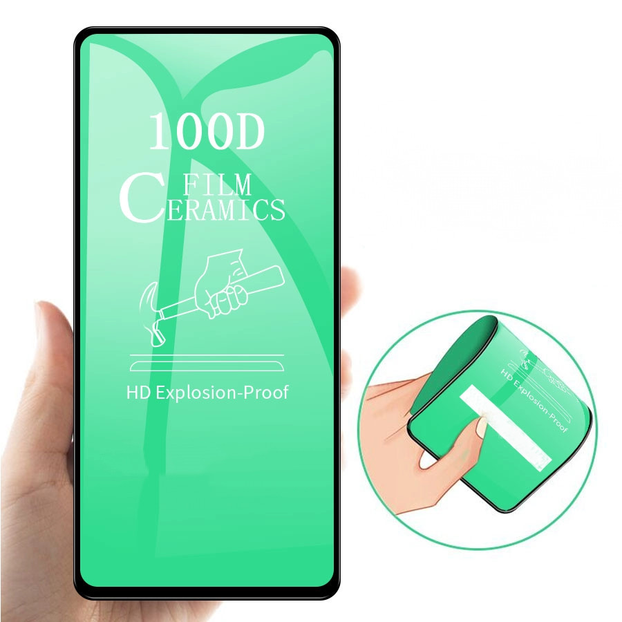 Гнучке захисне скло для Xiaomi Mi 9T Pro чорне протиударне на весь екран клей по всій поверхні