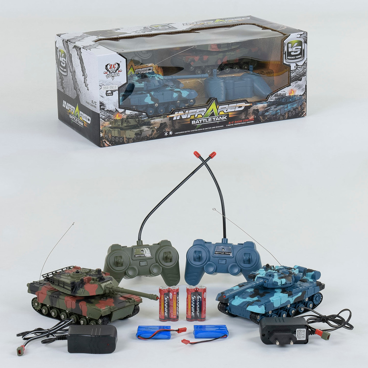 Танк на радіокеруванні 333 - ТК 11 світлові звукові ефекти
