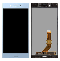Дисплей (экран) для Sony G8231 Xperia XZs/G8232 + тачскрин, голубой, Ice Blue, оригинал (Китай)