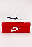 Чоловічі кросівки Nike Blazer Mid '77 Low Vintage, білі шкіряні кросівки найк блейзер мід 77, фото 2