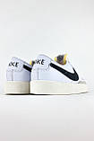 Чоловічі кросівки Nike Blazer Mid '77 Low Vintage, білі шкіряні кросівки найк блейзер мід 77, фото 4