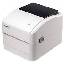 Термопринтер етикеток, наклейок Xprinter XP-420B 108мм USB, білий.