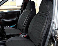 Модельные автомобильные чехлы "ПИЛОТ" DAEWOO LANOS (1997-2010) (чёрный, синий, красный, серый)