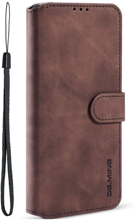 Чохол книжка Софт Тач для Xiaomi Redmi Note 9 Pro темно коричневий