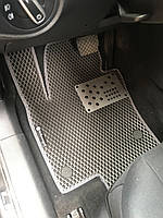 Поліуретанові килимки (2 ряду, EVA, чорні) для Volkswagen Sharan 2010- рр