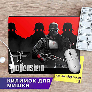 Килимок для мишки 30*20 см  Wolfenstein "Вороги" Вольфнштейн