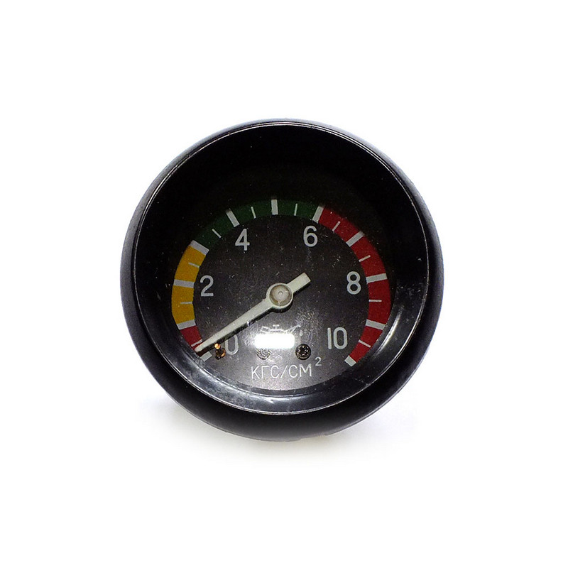 Указатель Давления Масла 0-10 Кгс/см2 Механический с Цветной Шкалой ...