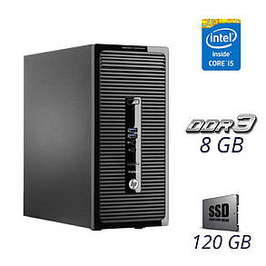 Ігровий ПК HP ProDesk 490 G2 Tower / Intel Core i5-4590 (4 ядра по 3.3 — 3.7 GHz) / 8 GB DDR3 / 120 GB SSD /, фото 1