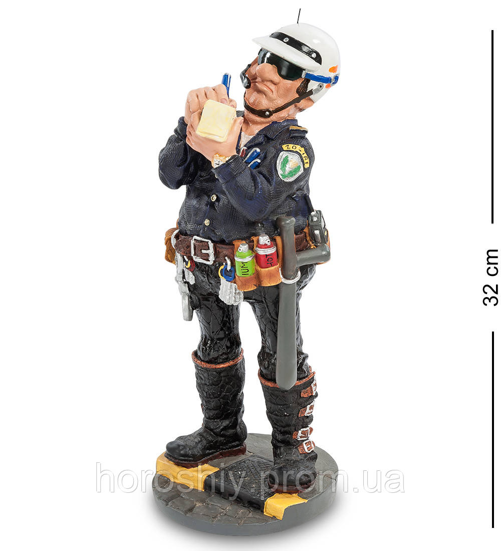 Статуетка красива з полистоун Фігурка Поліцейський 32 см Profisti Parastone