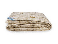 Одеяло двуспальное евро Легкое из овечьей шерсти 200 220 Лелека текстиль Цветы