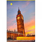 Книга канцелярська блокнот А4 Коленкор офсет 44 арк в клітинку арт. 51072, фото 2