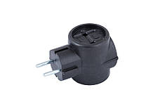 Трійник електричний ЛЕМІРА 250 В 10 А чорний 94-0004