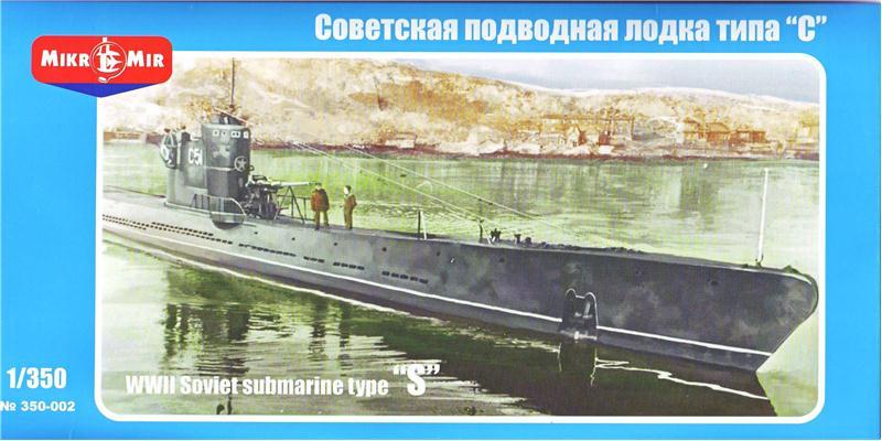 Пластикова модель 1/350 Mikro Mir 350-002 радянський підводний човен типа "С"