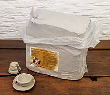 Біла глина для творчості "ПР" 9 кг - натуральна біла глина, каолінова глина для ліплення, керамікі