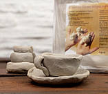 Біла глина для творчості "ПР" 9 кг - натуральна біла глина, каолінова глина для ліплення, керамікі, фото 3