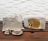 Біла глина для творчості "ПР" 1 кг - натуральна біла глина, каолінова глина для ліплення