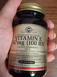 Вітамін Е Solgar Vitamin E 100 IU 100 капсул, фото 7