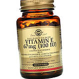 Вітамін Е Solgar Vitamin E 100 IU 100 капсул, фото 3