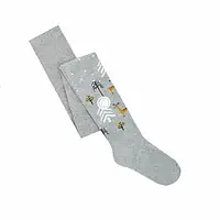 Колготки дитячі ЄВРОЗИМА зимові з махровим слідом 110-116 ТМ "Дюна" (колготи дитячі зимові) 4929-1964-світло-сірий