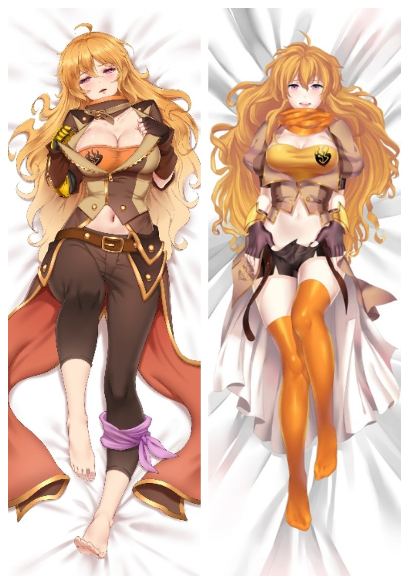 Дакiмакура 150х50 см Сяо Ян Лун Yang Xiao Long RWBY Подушка обнімашка зі знімною наволочкою аніме тян
