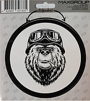 Наліпка Ведмідь-байкер