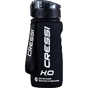 Пляшка CRESSI-SUB H2O Frosted 600 мл, чорний