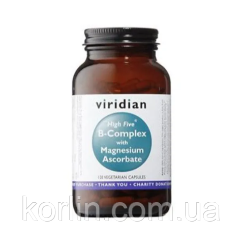 Вітамінний комплекс Групи B 120 кап Viridian B-complex High Five Англія Доставка з ЄС