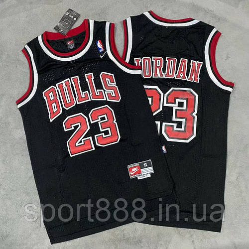 Мужская майка Джерси черная Джордан 23 Чикаго Буллс Nike Chicago Bulls ...