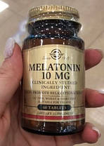 Мелатонін Solgar Melatonin 10 mg 60 таб, фото 2