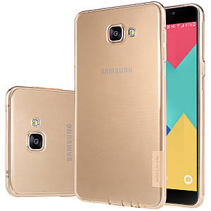 TPU чохол Nillkin для Samsung Galaxy A9 A9000 золотистий