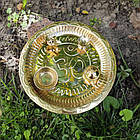 Таця для пуджі (тарілка для підношень) діаметр 21 см, фото 2