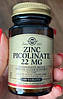 Цинк Піколінат Солгар Solgar Zinc Picolinate 22 mg 100 таблеток, фото 9